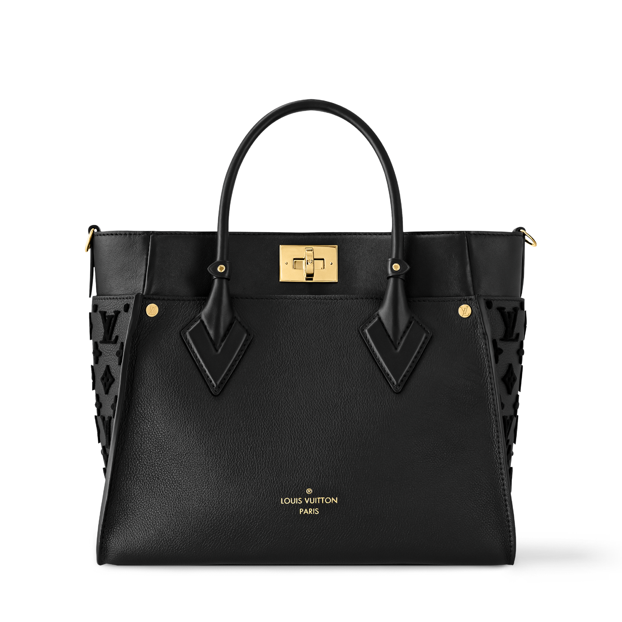 LOUIS VUITTON ルイヴィトン ハンドバッグ LVロゴ オンマイサイドMM M53826 レザー ブラック On My Side MM High End Leathers - Handbags | LOUIS VUITTON
